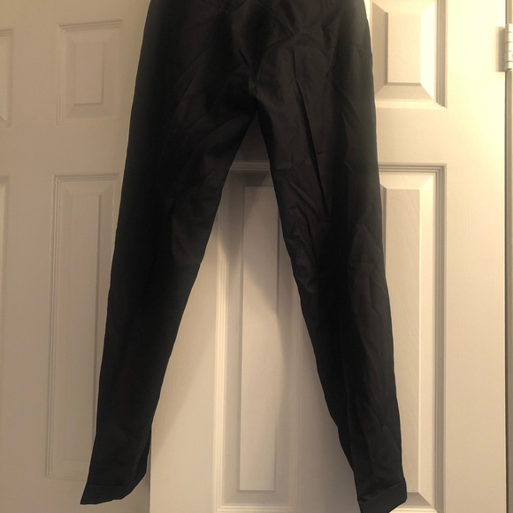 Massimo Dutti Dark Navy Pinstripe Pants - Picture 4 of 5